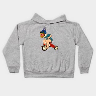 Demonic Trike Rider Kids Hoodie